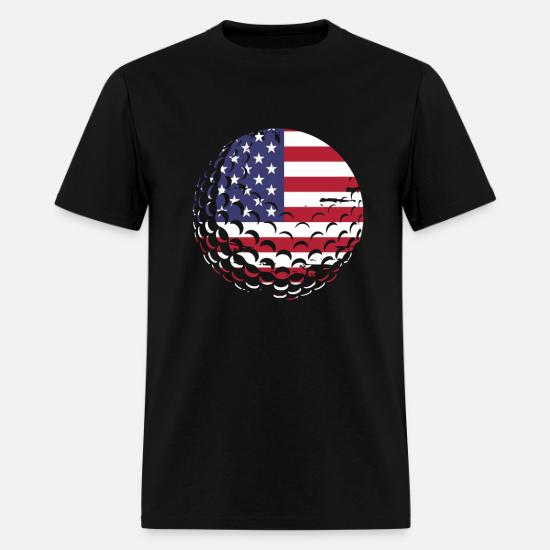 American Flag Golf Shirt 4th July 